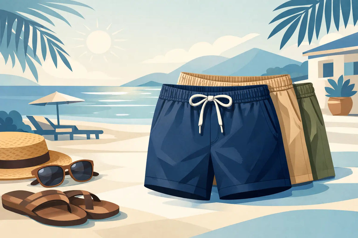 Herren Shorts mit Kordelzug für stilvolle Sommertage