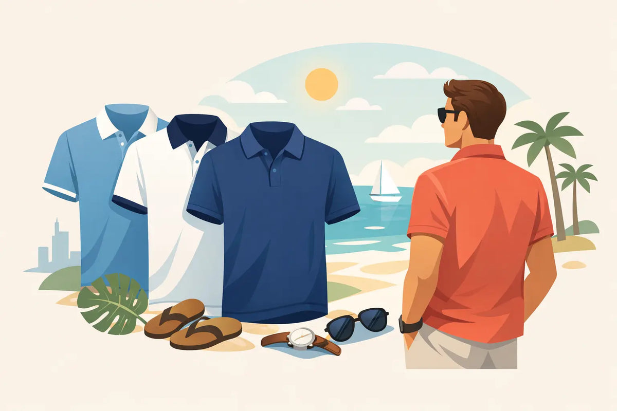 Poloshirts für Herren im Sommer richtig wählen