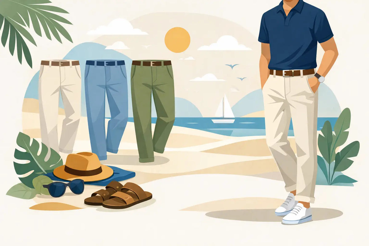 Leichte Herren Hosen für den Sommer richtig wählen