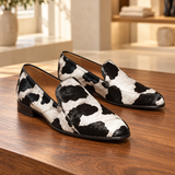 Becca - Schuhe mit Kuhmuster