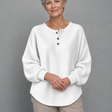 Helene - Pullover aus weichem Waffelstoff