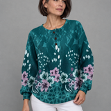 Hanna - Pullover mit Blumenmotiv