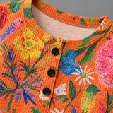 Johanna - Pullover mit buntem Blumenmuster
