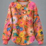 Johanna - Pullover mit buntem Blumenmuster
