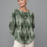 Ines - Sweatshirt mit klassischem Baummuster