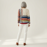 Margaret – Gestreiftes Oberteil im Colorblock-Design