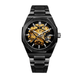 Leopold™ | Edelstahl Skelett-Automatikuhr