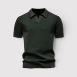 Gottlieb™ | Poloshirt ohne Knopfleiste