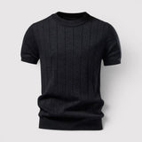 Luis™ | Kurzarm-Strickshirt mit Rundhals