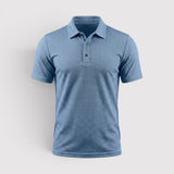 David™ | Poloshirt mit wabenartiger Struktur