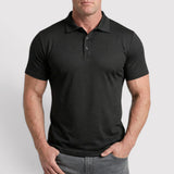 David™ | Poloshirt mit wabenartiger Struktur