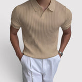 Simon™ | Poloshirt mit Rippstruktur
