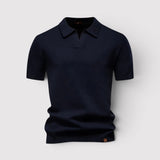 Gottlieb™ | Poloshirt ohne Knopfleiste