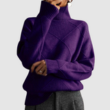 Ester - Strukturierter Pullover mit Rollkragen
