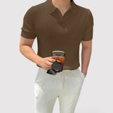 Simon™ | Poloshirt mit Rippstruktur
