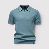 Gottlieb™ | Poloshirt ohne Knopfleiste