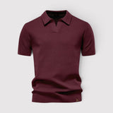 Gottlieb™ | Poloshirt ohne Knopfleiste