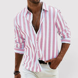 Kevin™ | Atmungsaktives gestreiftes Hemd