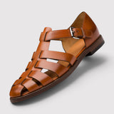 Oskar™ | Bequeme Sandale mit Flechtriemen