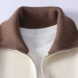 Elias™ | Wärmende Strickjacke mit Reißverschluss
