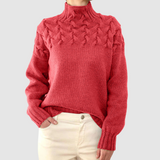 Štěpánka – Warmer Pullover mit Kragen
