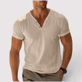 Stefan™ | Leichtes T-Shirt mit V-Ausschnitt