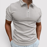 Andreas™ | Stretch-Poloshirt mit Halfzip-Kragen