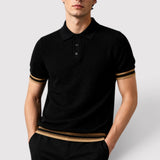 Paul™ | Wabenartiges Strick-Poloshirt