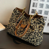 Leopardo - Tote Bag con Diseño de Estampado Animal
