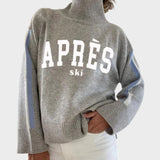 Sílvia - Künstlerischer Pullover aus Strick