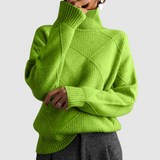 Ester - Strukturierter Pullover mit Rollkragen