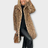 Jéssica - Abrigo Estampado de Leopardo