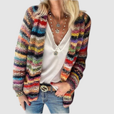 Nikola - Angenehmer, mehrfarbiger Cardigan