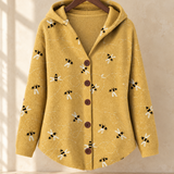 Helene | Bequemer Strickcardigan mit Kapuze