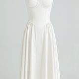 Odete - Vestido Midi con Cuerpo Estructurado