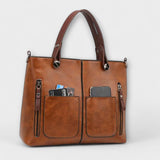 María - Elegante Bolsa de Cuero