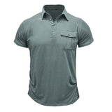 Camisa de algodón con bolsillos prácticos