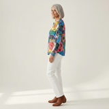 Irene – Oberteil mit großem Blumenmuster