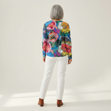 Irene – Oberteil mit großem Blumenmuster