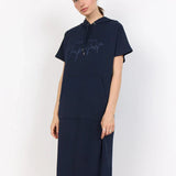Sásquia - Vestido Casual con Capucha
