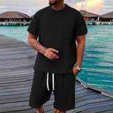 Hannes™ | Strukturiertes Sommer-Set T-Shirt & Shorts