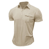 Camiseta de algodón con bolsillos