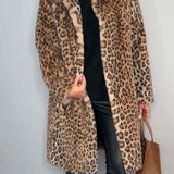 Leia - Largo Abrigo de Leopardo