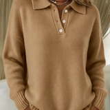 Amalia™ | Lässiger Polo-Pullover für den Alltag