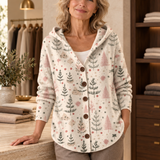 Luise | Bequemer Strickcardigan mit Kapuze