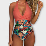 Maillot de Una Pieza con Escote en V