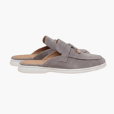Hartwig™ | Eleganter Mule Hellgrau