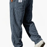 Enzo - Pantalones de Pana para Hombre con Cintura Ajustable