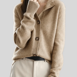 Stéphanie | Cardigan aus Kaschmir im Retro-Stil