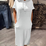 Sásquia - Vestido Casual con Capucha